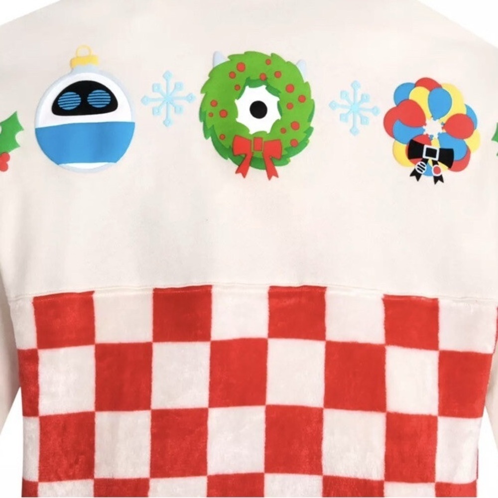 DISNEY PIXAR 2022 CHRISTMAS CHECKERED SPIRIT JERSEY Adult Small - Picture 5 of 13